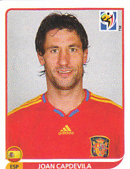 Joan Capdevila Spain samolepka Panini World Cup 2010 #569